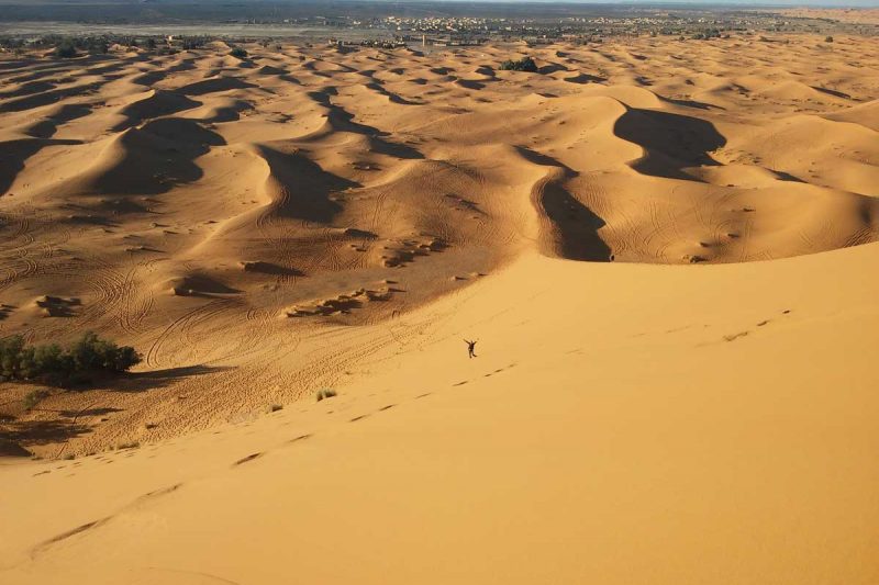 Il deserto del Sahara e le dune dell’Erg Chebbi