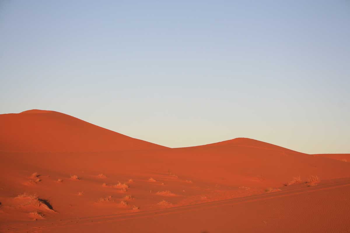 Il deserto del Sahara e le dune dell'Erg Chebbi