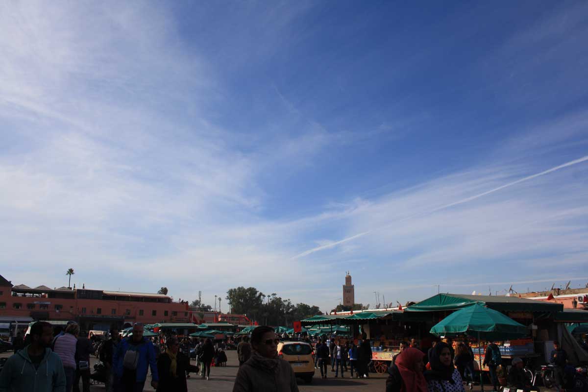Marrakech, piazza Jemaa el-Fna